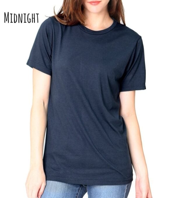 Unisex H&C Organic Bamboo + Cotton Tee ~ White Circle Logo - Image 3