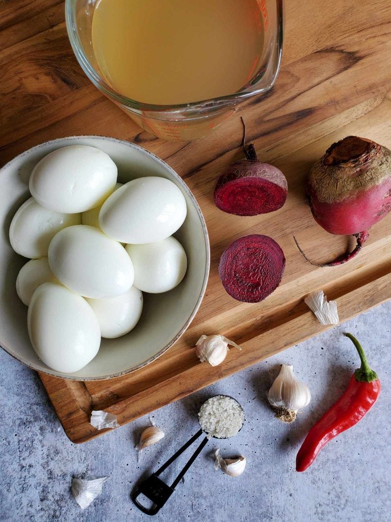 Tangy Beet Pickled Eggs Recipe (with Fresh Beets) Homestead and Chill