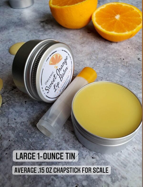 Organic Lip Balm - Sweet Orange - Image 3
