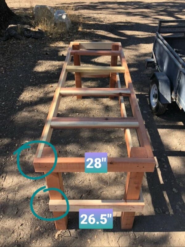 How to Build a Greenhouse Potting Bench or Table Homestead and Chill