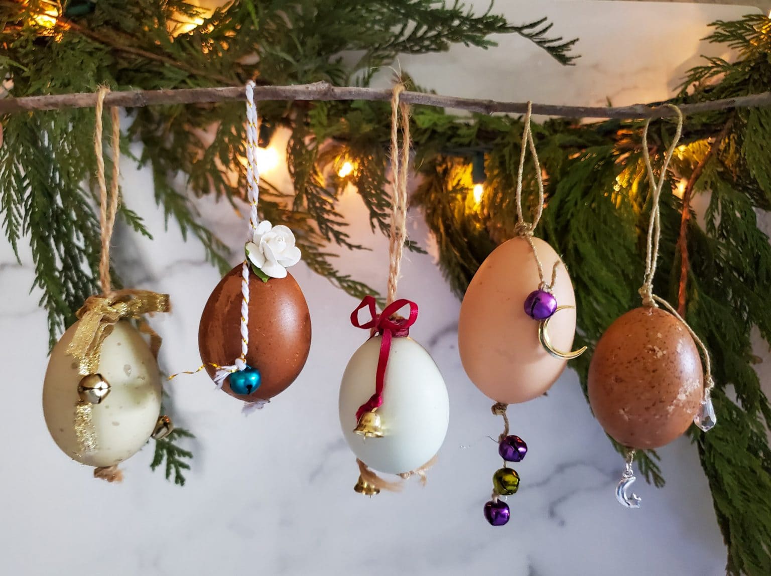 How to Make Blown Egg Ornaments Homestead and Chill