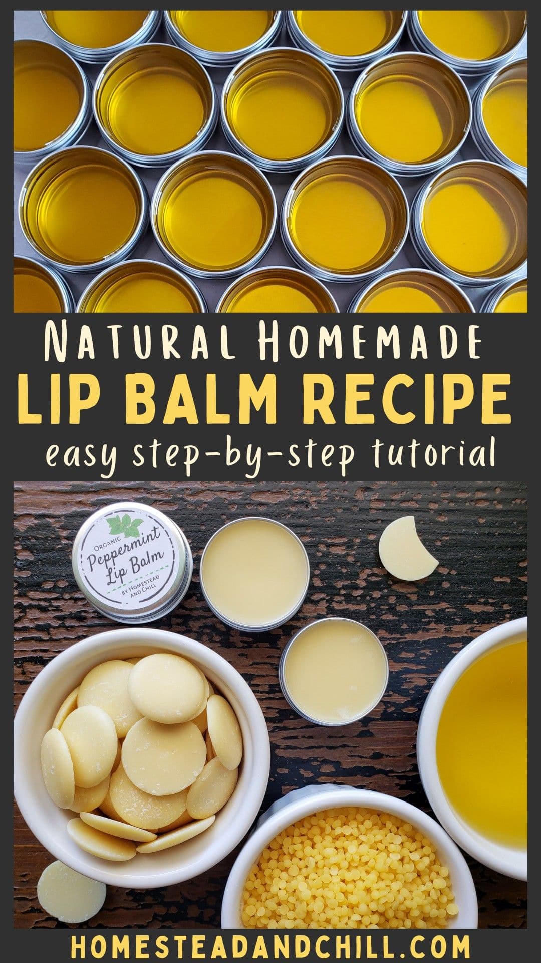 Natural Lip Balm Recipe How to Make Homemade Lip Balm Homestead and