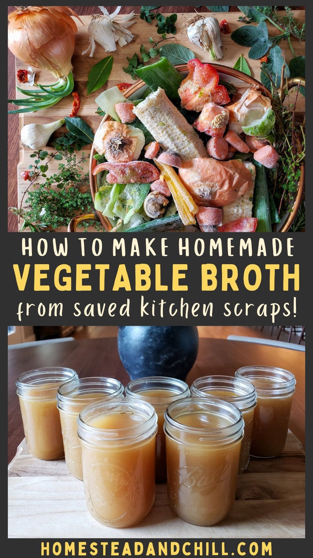 How to Make Vegetable Broth Using Saved Kitchen Scraps Homestead and
