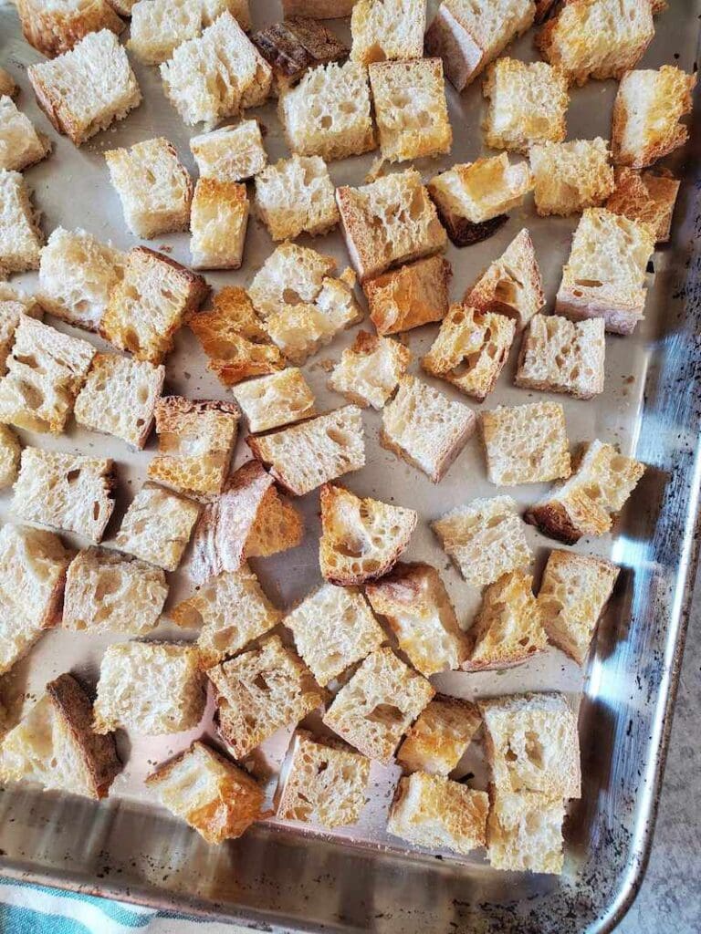 Vegan Sourdough Bread Stuffing with Apple, Kale and Cranberry