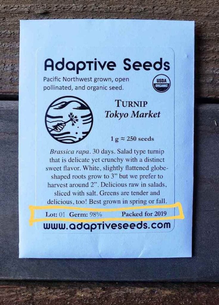 Seed Viability Chart How Long Do Old Seeds Last? Homestead and Chill