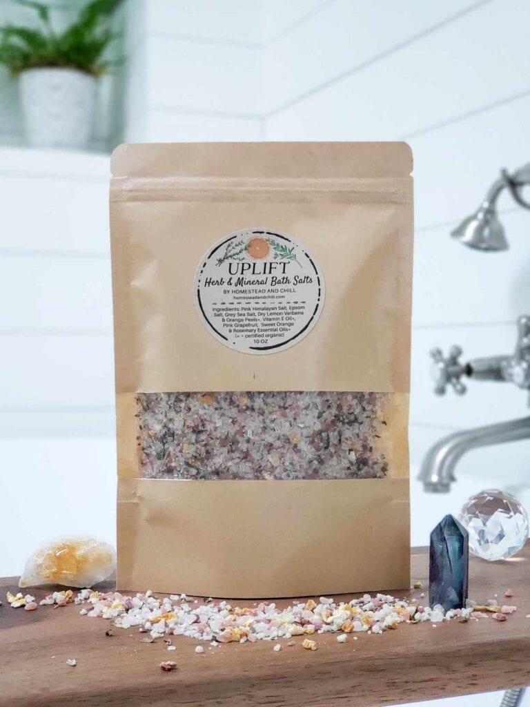 DIY Bath Salts Recipe Beautiful Natural Herbal Bath Salts Homestead