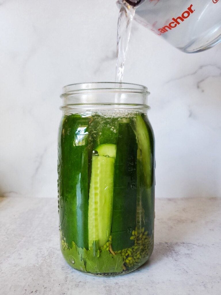 Fermented Pickles Recipe How to Make Crunchy Brined Cucumber Pickles