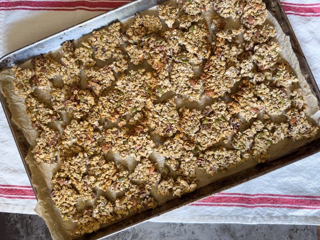 Sourdough Granola Recipe (Discard or Active Starter) with Fermented