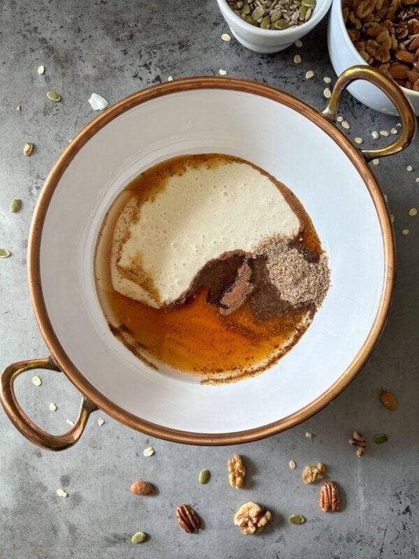 Sourdough Granola Recipe (Discard or Active Starter) with Fermented