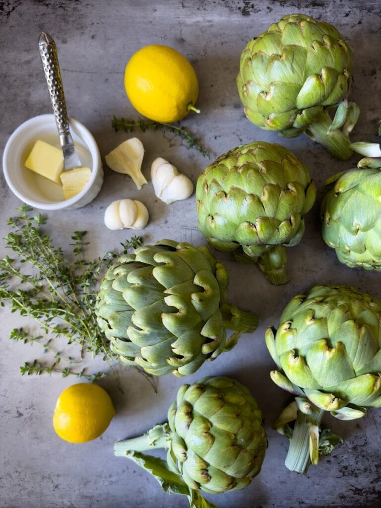 OvenRoasted Artichoke Recipe Easy Delicious Baked Artichokes