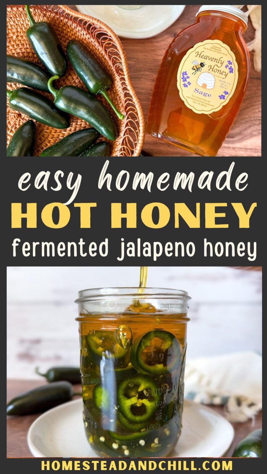 Easy Hot Pepper Honey Recipe (Fermented Jalapeño Honey) Homestead and