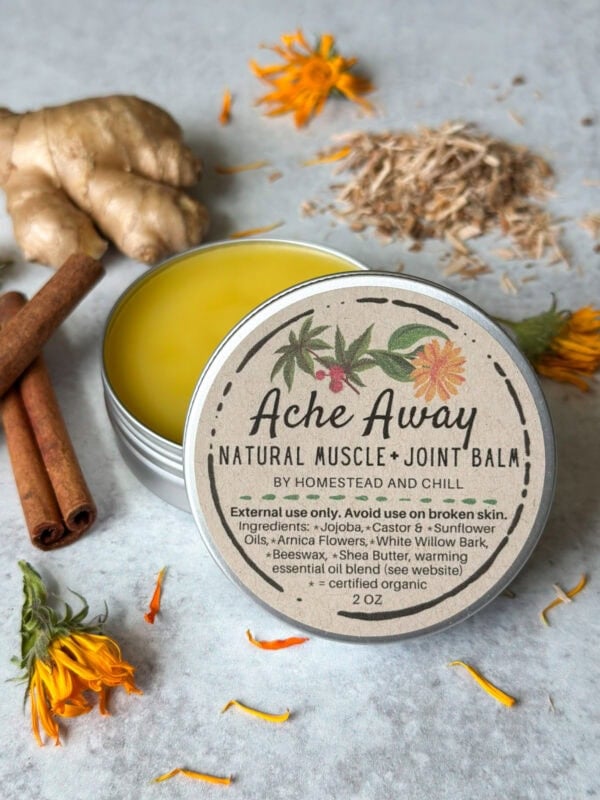Ache Away ~ Natural Warming Muscle and Joint Balm