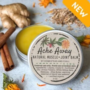Ache Away ~ Natural Warming Muscle and Joint Balm