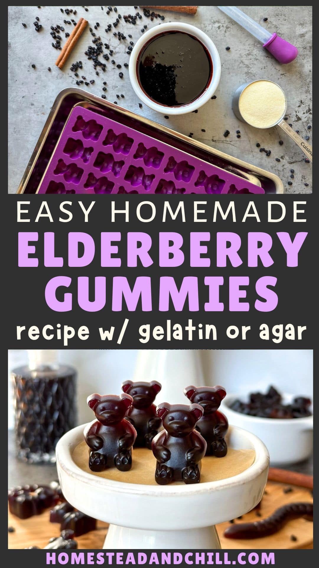 Easy Elderberry Gummies Recipe How To Make Elderberry Gummies 