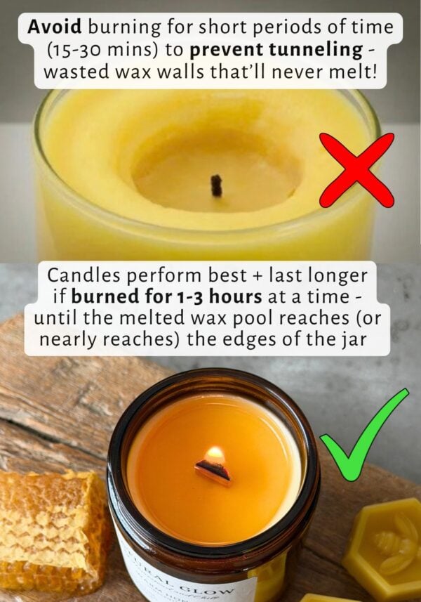 Natural Glow Beeswax Candles - Image 9