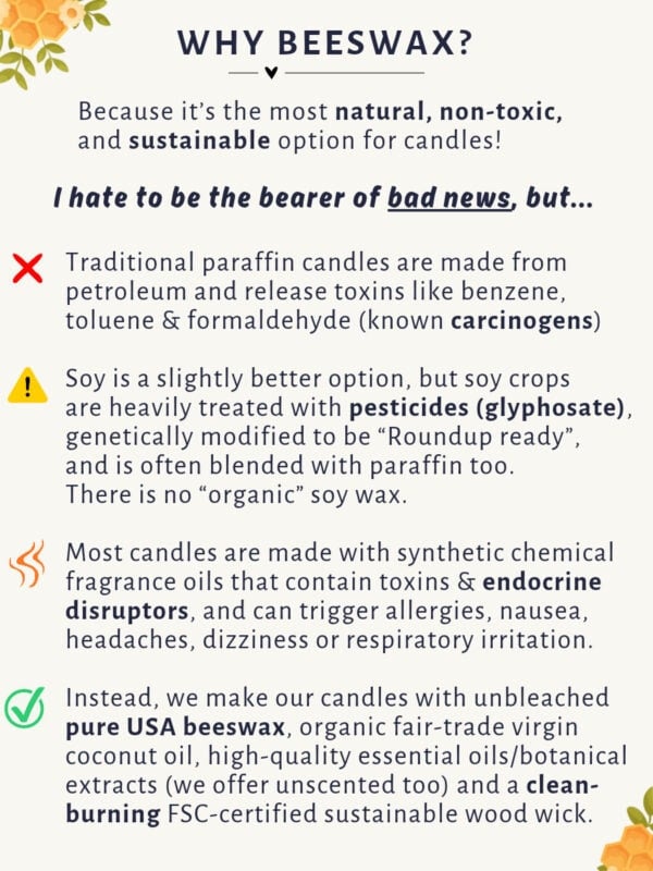 Natural Glow Beeswax Candles - Image 5