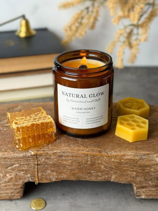 Natural Glow Beeswax Candles - Image 4