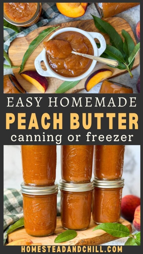 The Best Peach Butter Recipe for Canning or the Freezer