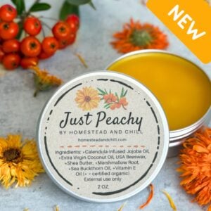 Just Peachy ~ Organic Vulva Moisturizer Balm